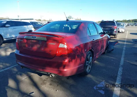 2010 Ford Fusion Sport из США, поврежденный, VIN 3FAHP0KC4AR254078